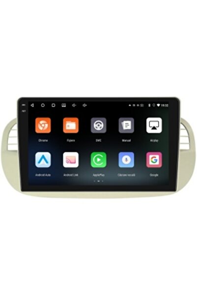 Piloton Dedicated Navigation for Fiat 500 (2007-2015) — 9-inch, 6 GB RAM, 128 GB, Octa-Core