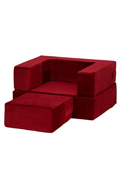 Reblonix Set Fotoliu extensibil pentru copii 2 piese, cu perna si husa perna ...