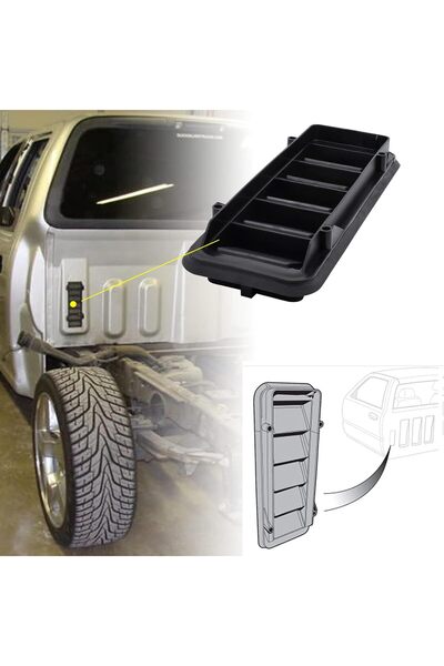 Generic NHILES Back Panel Air Vent Relief Grille for Colorado/Silverado/Sierra (2 Pack)