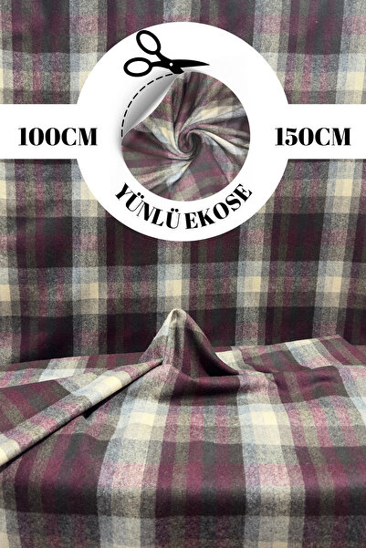 kumaş sarayı Wool Plaid Fabric – Thick Fabric for Winter |   Jacket, Coat, Skirt, and Trouser Rack