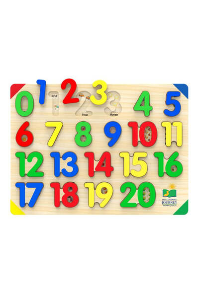 The Learning Journey Puzzle - Let's Learn Numbers 1-20