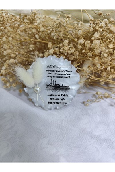 SANA ÖZEL HEDİYELİKLER Umre Hatırası Epoksi Magnet 10 Adet