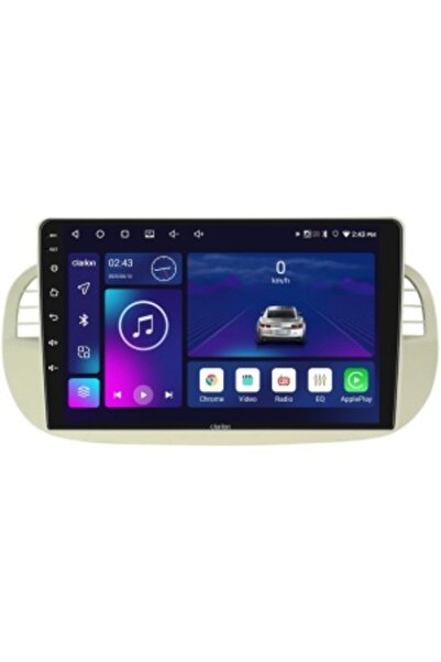 Clarion Navigation for Fiat 500 (2007-2015) - 9 inch, 4 GB RAM, 64 GB, Quad Core