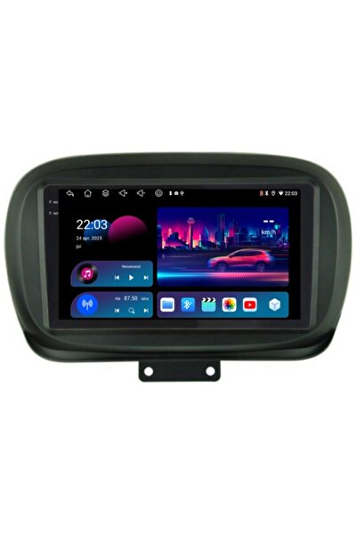 Piloton Navigație Android de 9 inci pentru Fiat 500X (după 2014) 4GB/64GB Oct...