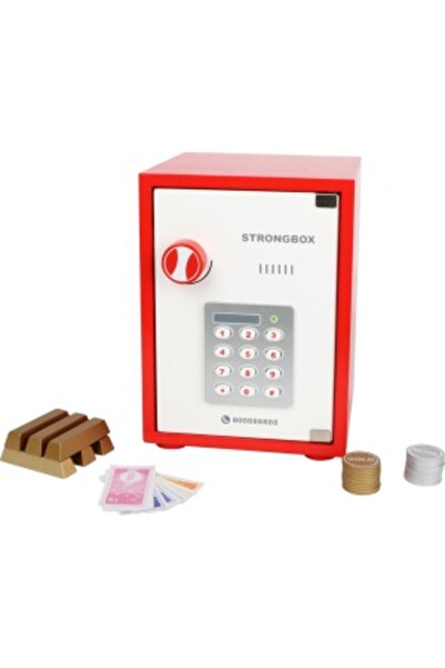 Small Foot Wooden Safe for Children with Play Money –