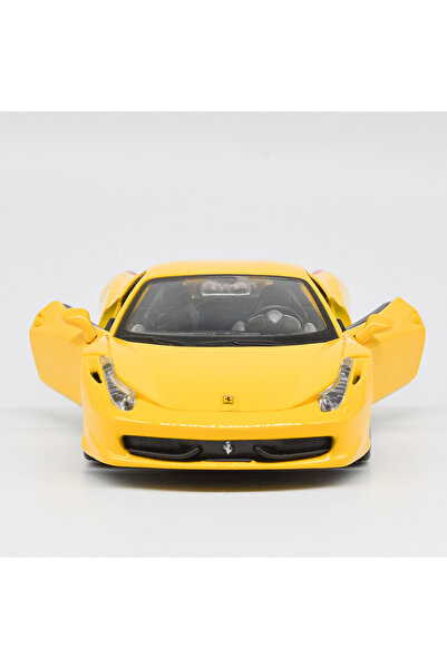 BBURAGO Ferrari 458 Italia Yellow 1/24 Die-cast Model by