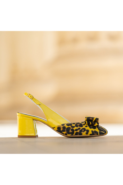 CONDUR by alexandru Women's Sandals Made of Natural Leather Joy Yellow - 36