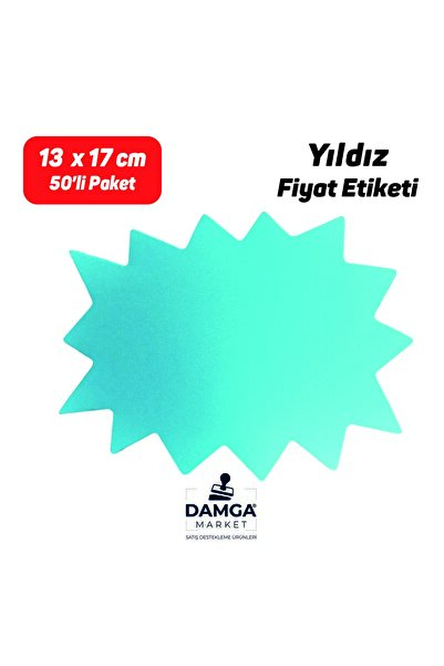 DamgaMarket Cenovnik Blue Star 13×17 cm – 50 komada praznih etiketa za prodav...