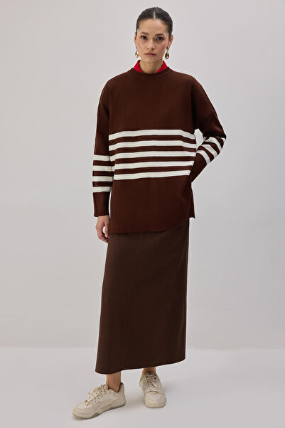 Touché Privé STRIPED KNIT TUNIC