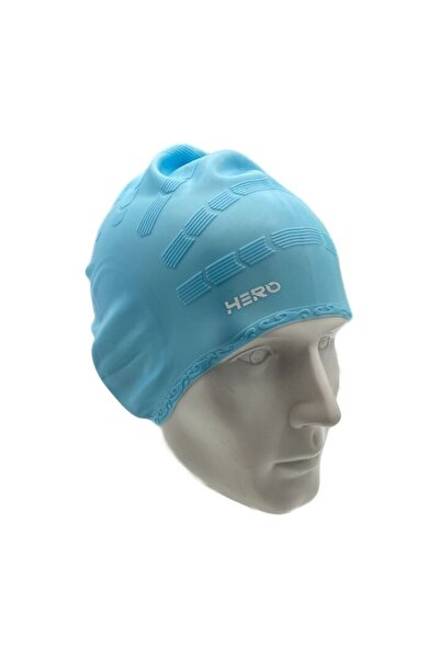 Hero Casca inot din silicon Ear Cap, Albastru Deschis