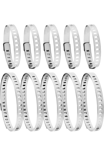 Generic مجموعة من 10 مشابك غطاء محور CV (5 كبيرة 50-120 مم، 5 صغيرة 25-40 مم)...