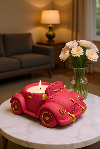 Dolce Nostaljik Araba Mum - Kırmızı