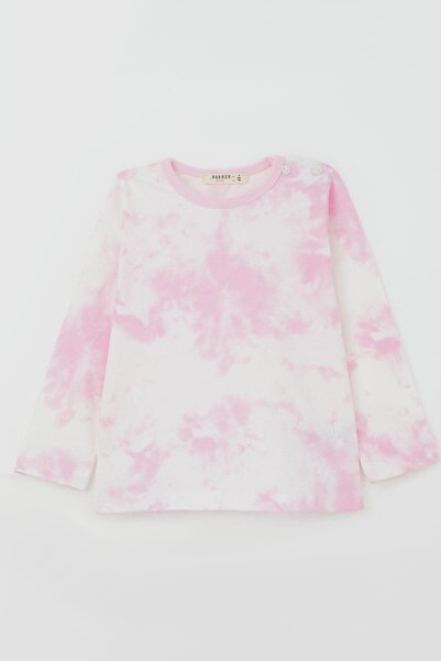 Breeze Baby Girl Pajama Set Tie Dye Patterned 9 Months-3 Years, Mixed Color