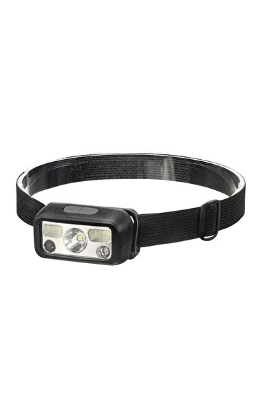 Skygo Sensörlü Şarjlı Type-C Çok Amaçlı Kırmızı Işıklı Kafa Lambası HS-43