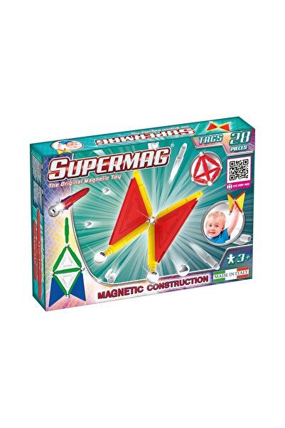 Supermag Tags Primary - Construction Set 28 Pieces