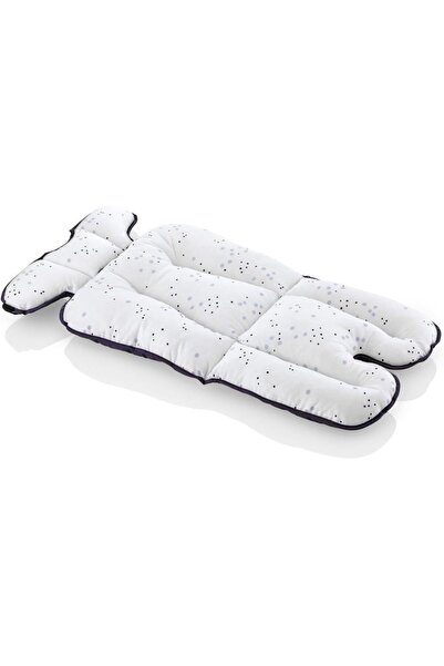 Babyjem Baby Stroller and Highchair Cushion, Baby Body Support, Car Seat Cushion (Blue Dots)