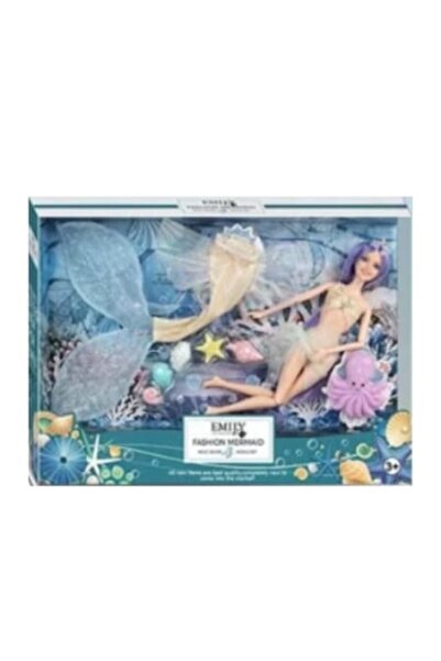 Toy Păpușă sirenă Emily Fashion Mermaid cu plantă subacvatică