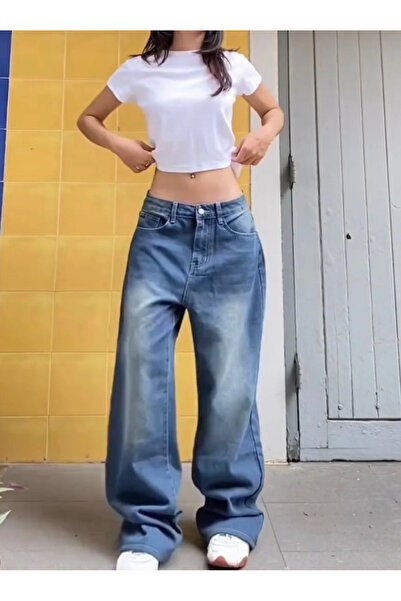 KOTOLOG Unisex Straight Leg Classic Jeans