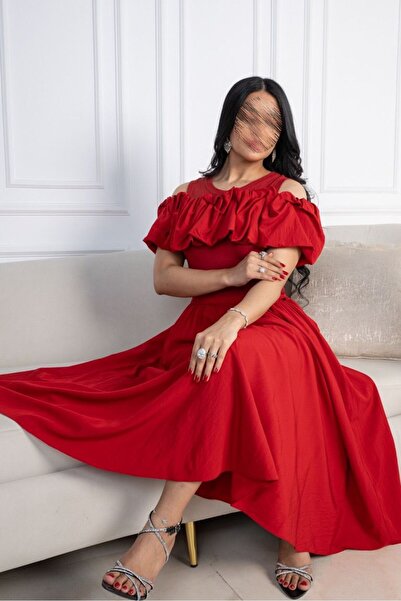 SELSAL soft midi dress