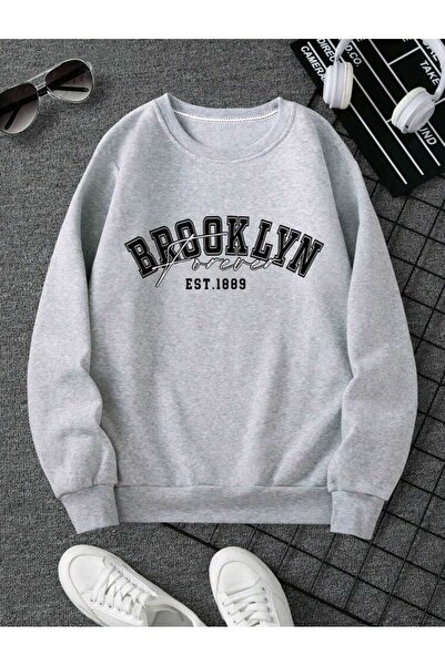 BY CAESAR Φούτερ με λαιμόκοψη ποδηλάτου Brooklyn Forever 1889