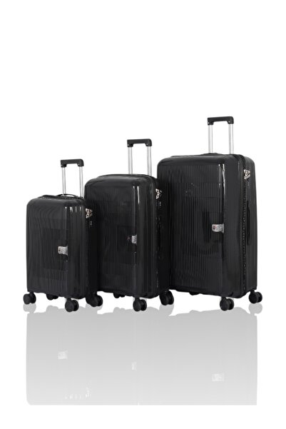 AVIATOR Unbreakable travel bag set – made of polypropylene – shock-resistant – consists of 3 bags in various sizes