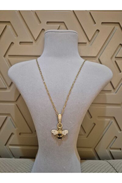 EG JEWELRY Arı Figürlü Zincir Kolye