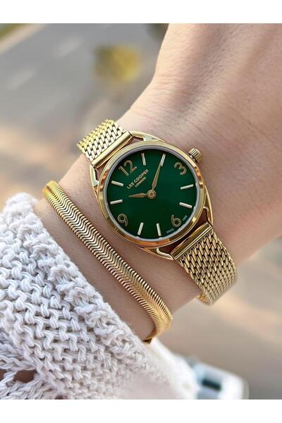 Lee Cooper Small Case Vintage Straw Cord 2 Years Warranty 3 Atm Women Wristwatch+Bracelet 082207.170