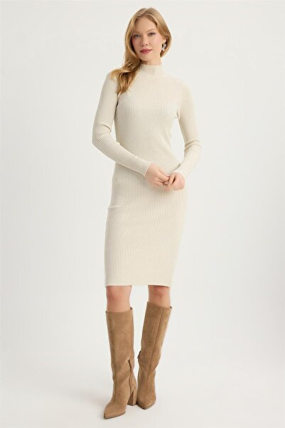 HomeStore Simli Dik Yaka Elbise