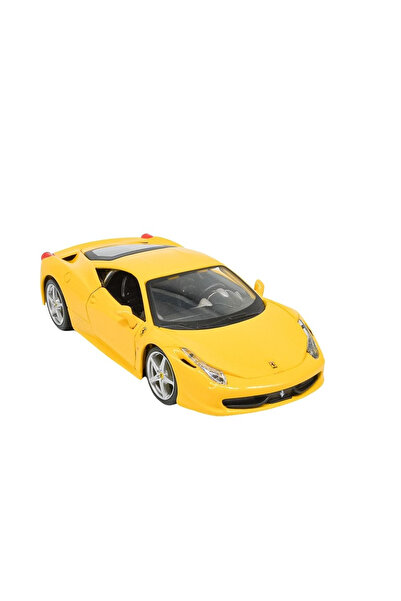 BBURAGO Ferrari 458 Italia Yellow 1/24 Die-cast Model by