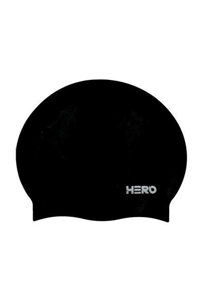 Hero Silicone Hero Swimming Helmet, Black
