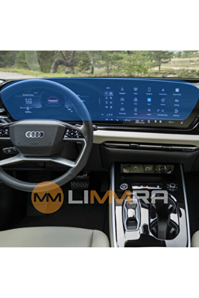 Limmra واقي شاشة كامل لسيارة أودي Q6 مقاس 14.6 بوصة للوسائط المتعددة وشاشة عر...