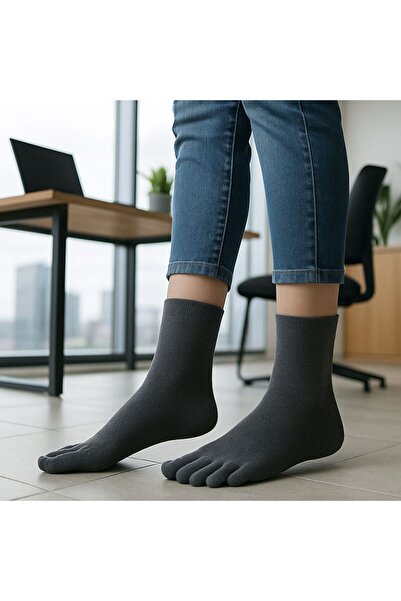 BY BNN Bamboo Washable 6-Pack Toe Socks (Helps Prevent Fungal Formation)
