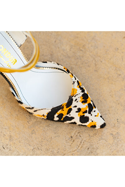 CONDUR by alexandru Grace Yellow Hourglass Heel Women's Shoes - 39