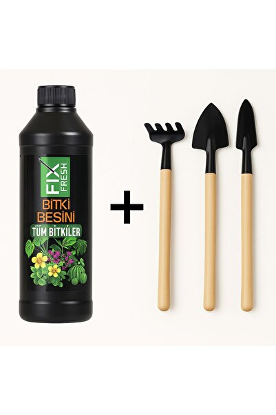 AutoFresh Fix Fresh Bitki Besini + 3’lü Mini Bahçe Seti | Tüm Bitkiler İçin Bitki Geliştirici