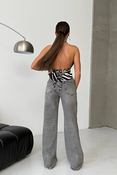 Joana Kevaly Oversize Grey Jeans - Trendy 100% Cotton