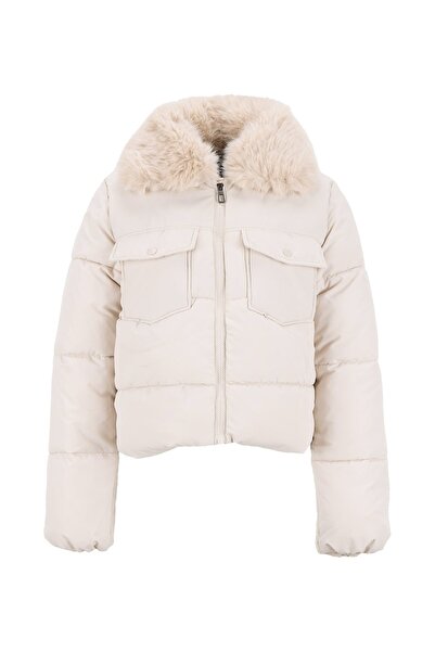 ONLY Onlmaggi Fur Puffer Life Cc Otw Mont 15322000 Pumice Stone