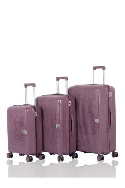 AVIATOR Unbreakable travel bag set – made of polypropylene – shock-resistant – consists of 3 bags in various sizes