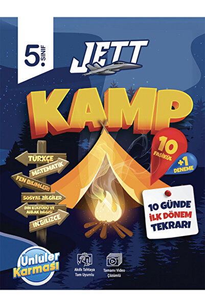 Efsane Yayınları 5.Sınıf Ünlüler Karması 1.Dönem JETT KAMP 10 Günde İlk Dönem...