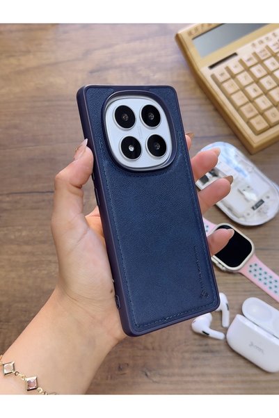 MTL Redmi Note 14 Pro Plus 5G Uyumlu Premium Deri Dokulu Darbelere Karşı Daya...