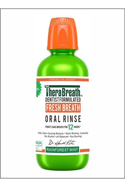 Thera Breath غسول الفم ثيرابريث فريش بريث بنكهة النعناع المنعش، عبوة واحدة لانتعاش منعش