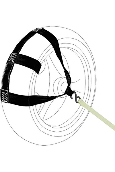 MOTO4U حزام تثبيت العجلة الخلفية للدراجات النارية باللون الأسود