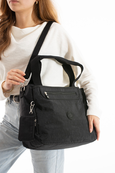 MEGA ÇANTA Women's Shoulder Bag Klinkir Interior and Exterior Textured Qualit...