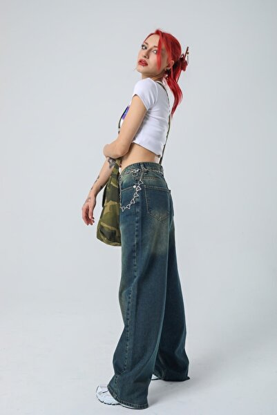 KOTOLOG Unisex Straight Leg Classic Jeans