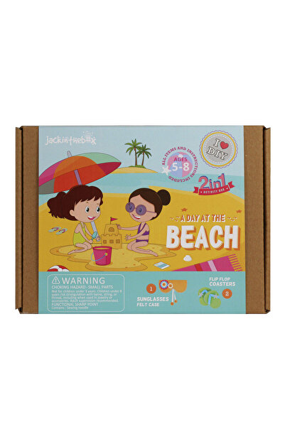 jack in the box JackInTheBox - Kit creativ 2 în 1 „O zi la plajă”