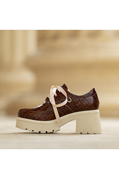 CONDUR by alexandru Women's Shoes With Thick Soles Amani Brown - 39