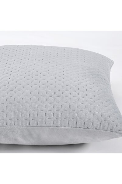 Livinova Lifestyle Cushion Covers Set of 2, 100% Polyester Velvet, 45x45 cm (Grey)