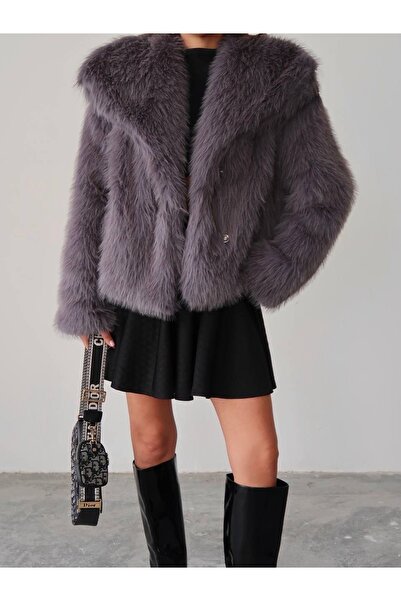 Ekim Store فرو فاخر مبطن ببطانة ناعمة