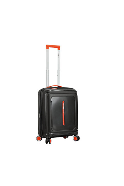Lee Cooper LC33403 expandable cabin trolley, 55x37x21 cm, +20% capacity, polypropylene, zip, black