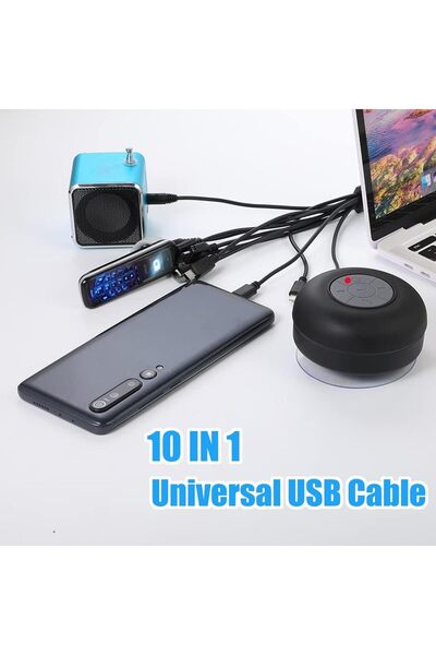 eWINNER 10-in-1 Multi Charging Cable, Universal USB Cable with 10 Ports