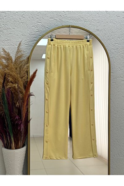 MİHRA STORE Fadia Snapback Tracksuit-Na75 Yellow